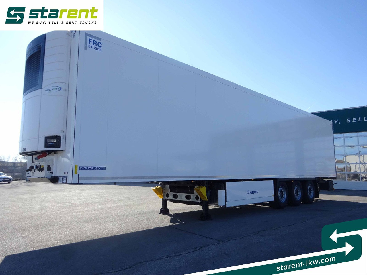 Krone Tiefkühler Carrier Vector 1550, Liftachse - نصف مقطورة صندوق مغلق: صورة 1 Krone Tiefkühler Carrier Vector 1550, Liftachse - نصف مقطورة صندوق مغلق: صورة 1