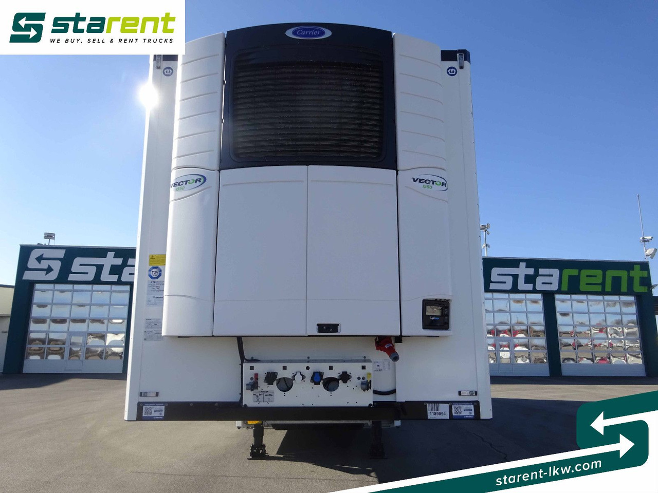 Krone Tiefkühler Carrier Vector 1550, Liftachse - نصف مقطورة صندوق مغلق: صورة 2 Krone Tiefkühler Carrier Vector 1550, Liftachse - نصف مقطورة صندوق مغلق: صورة 2