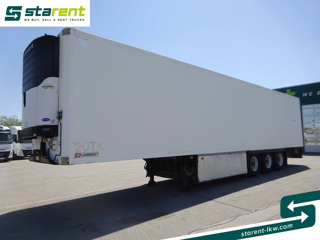 نصف مقطورة مُبرِّدة Lamberet Thermotrailer, Maxima 1300, Doppelstock, Alu: صورة 1