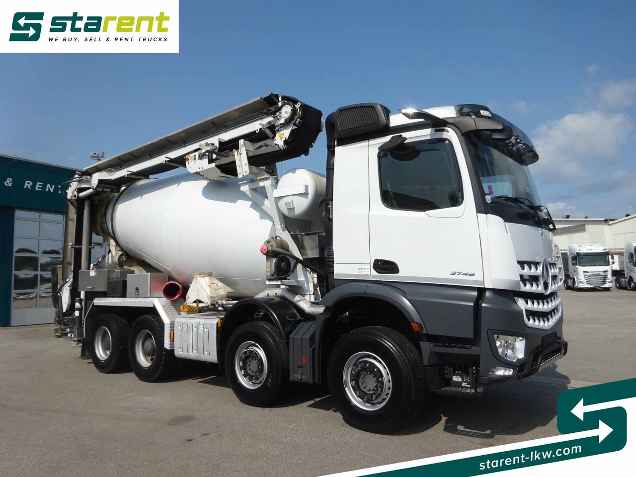 Mercedes-Benz Arocs 3748 8x4 Liebherr Betonmischer + Förderb. - شاحنة خلاطة خرسانة: صورة 3 Mercedes-Benz Arocs 3748 8x4 Liebherr Betonmischer + Förderb. - شاحنة خلاطة خرسانة: صورة 3