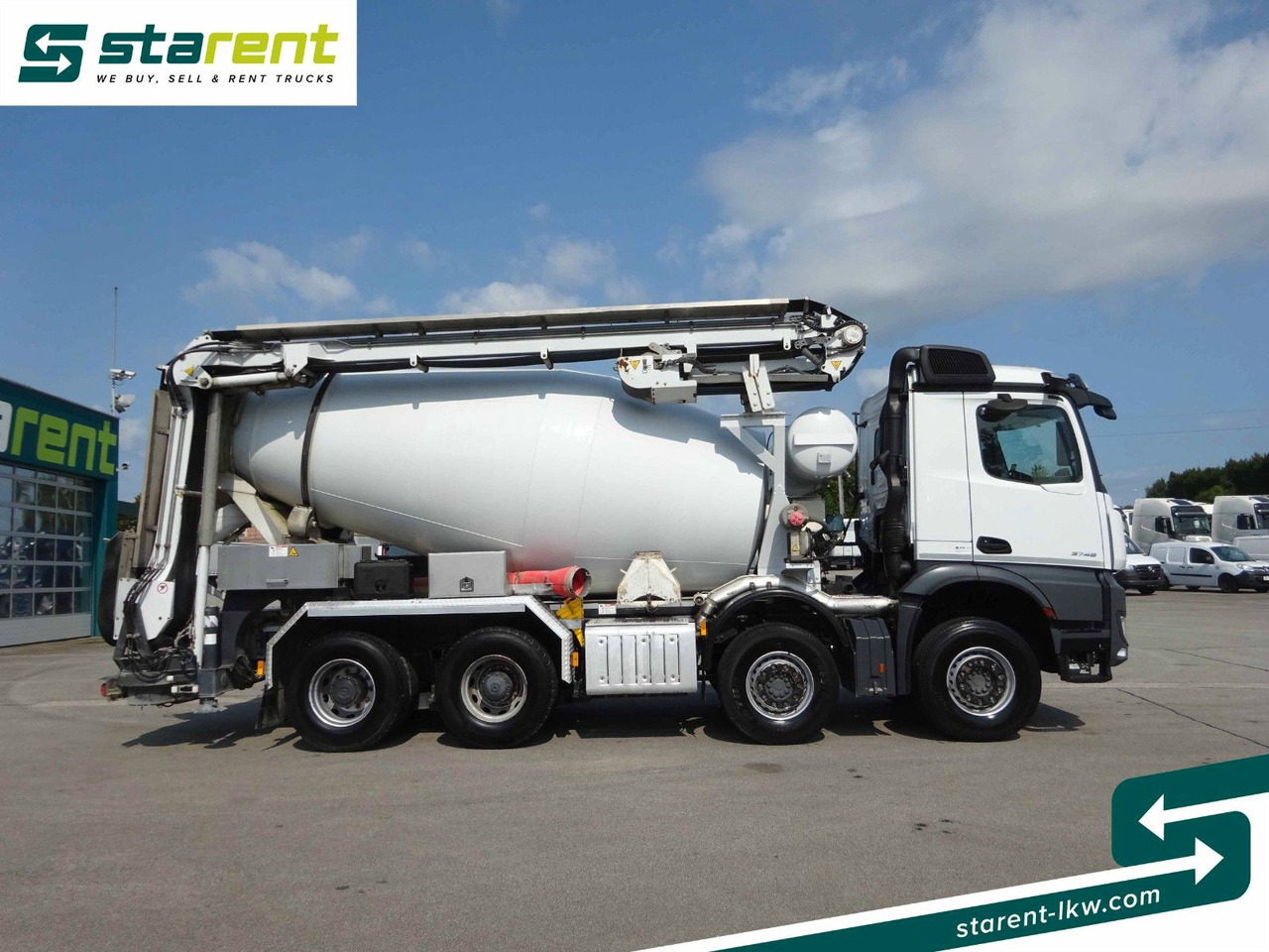 Mercedes-Benz Arocs 3748 8x4 Liebherr Betonmischer + Förderb. - شاحنة خلاطة خرسانة: صورة 4 Mercedes-Benz Arocs 3748 8x4 Liebherr Betonmischer + Förderb. - شاحنة خلاطة خرسانة: صورة 4