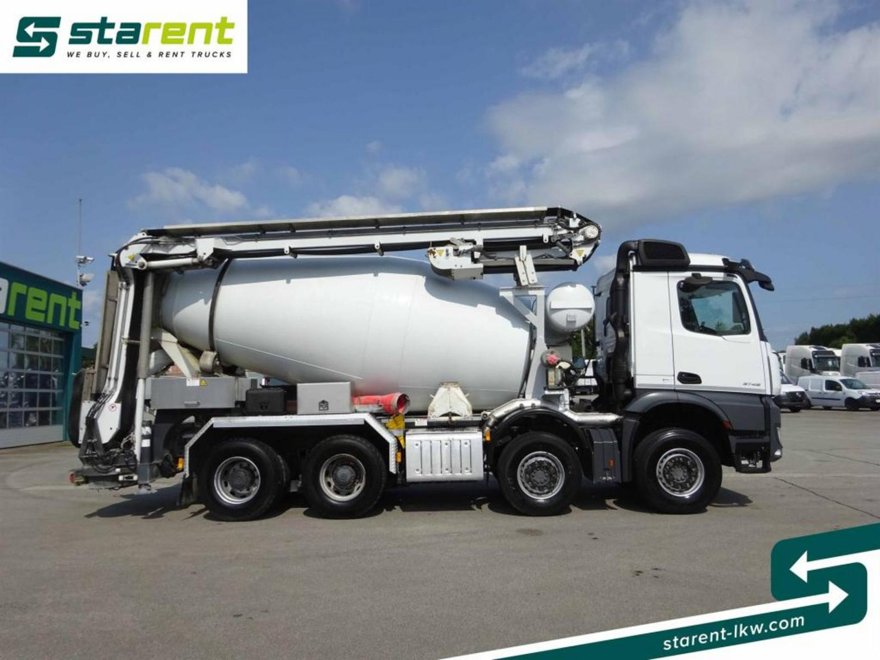 Mercedes Benz Arocs 3748 8x4 Liebherr Betonmischer + Förderband - شاحنة خلاطة خرسانة: صورة 4 Mercedes Benz Arocs 3748 8x4 Liebherr Betonmischer + Förderband - شاحنة خلاطة خرسانة: صورة 4