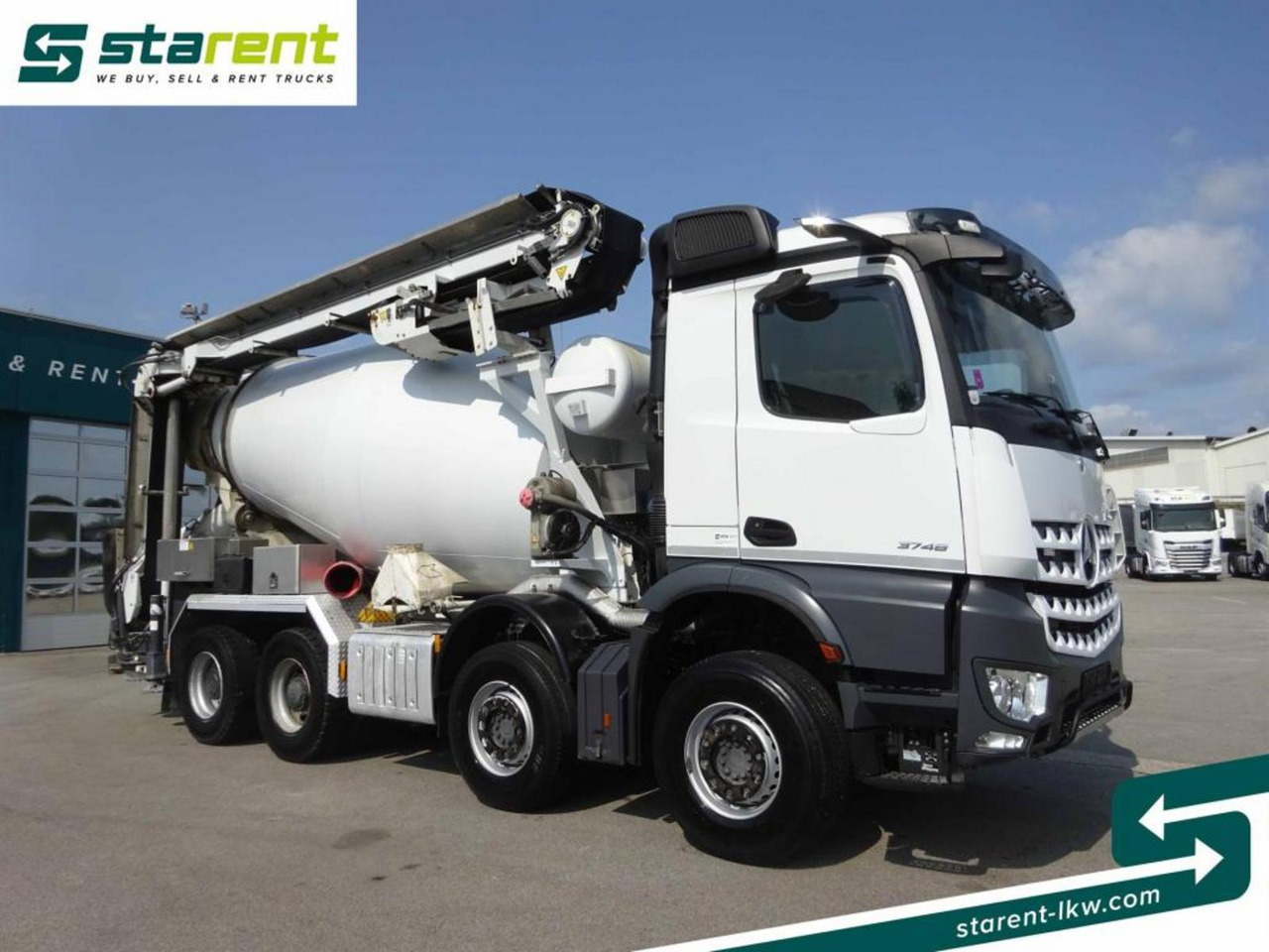 Mercedes Benz Arocs 3748 8x4 Liebherr Betonmischer + Förderband - شاحنة خلاطة خرسانة: صورة 3 Mercedes Benz Arocs 3748 8x4 Liebherr Betonmischer + Förderband - شاحنة خلاطة خرسانة: صورة 3
