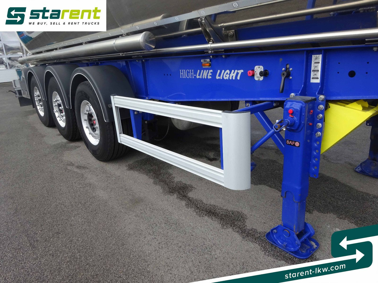 نصف مقطورة صهريج SEKA Lebensmitteltank, 31.000L, Liftachse, Alufelgen: صورة 10