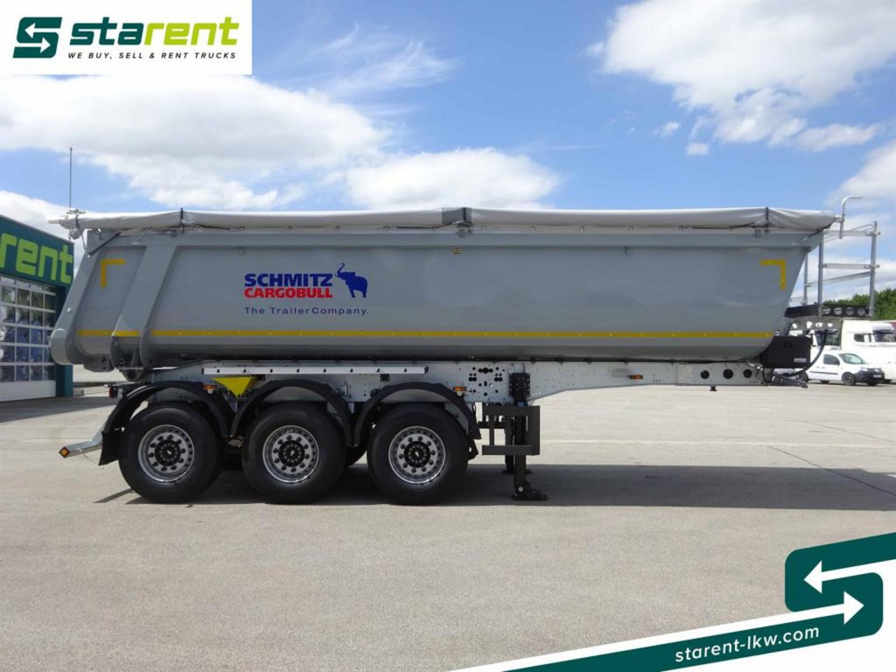 Schmitz 3-Achs Kipper, 24m³, Liftachse, Alu-Felgen - قلابة نصف مقطورة نصف مقطورة قلابة: صورة 4 Schmitz 3-Achs Kipper, 24m³, Liftachse, Alu-Felgen - قلابة نصف مقطورة نصف مقطورة قلابة: صورة 4