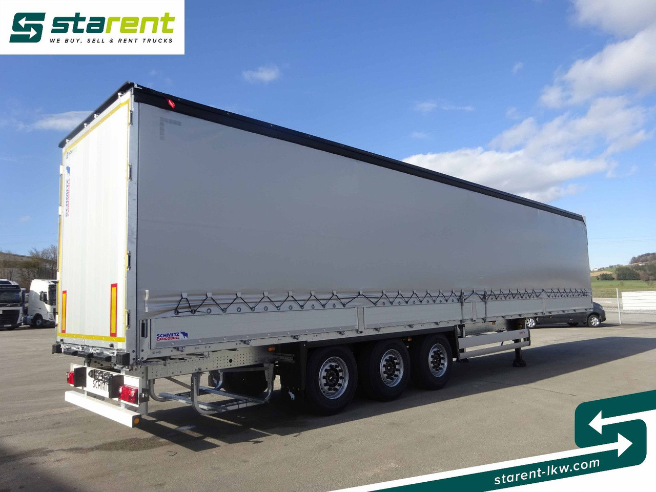 Schmitz Cargobull Tautliner, Bordwand 60cm, Hubdach, Liftachse - نصف مقطورة ستارة: صورة 5 Schmitz Cargobull Tautliner, Bordwand 60cm, Hubdach, Liftachse - نصف مقطورة ستارة: صورة 5