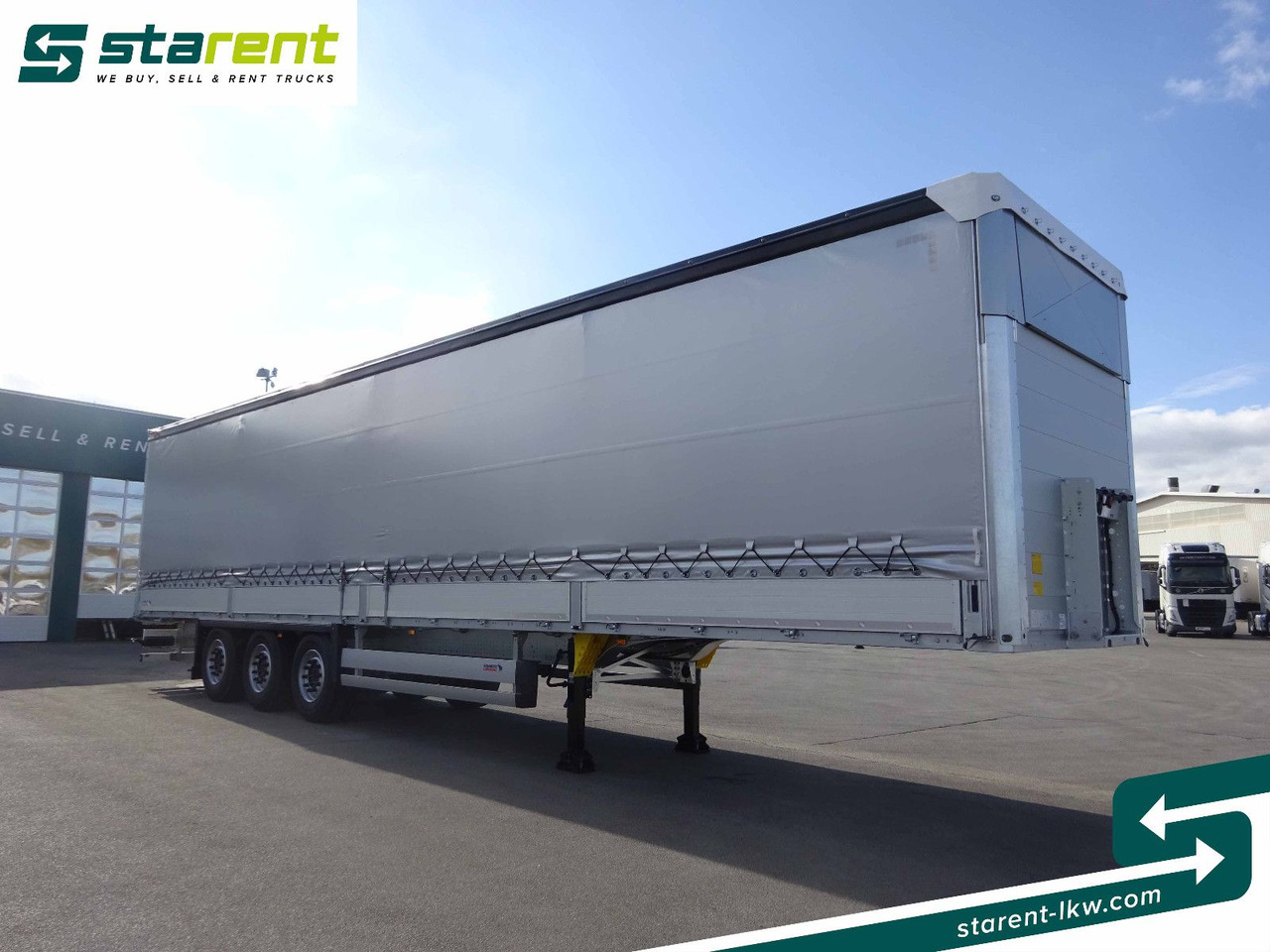 Schmitz Cargobull Tautliner, Bordwand 60cm, Hubdach, Liftachse - نصف مقطورة ستارة: صورة 3 Schmitz Cargobull Tautliner, Bordwand 60cm, Hubdach, Liftachse - نصف مقطورة ستارة: صورة 3