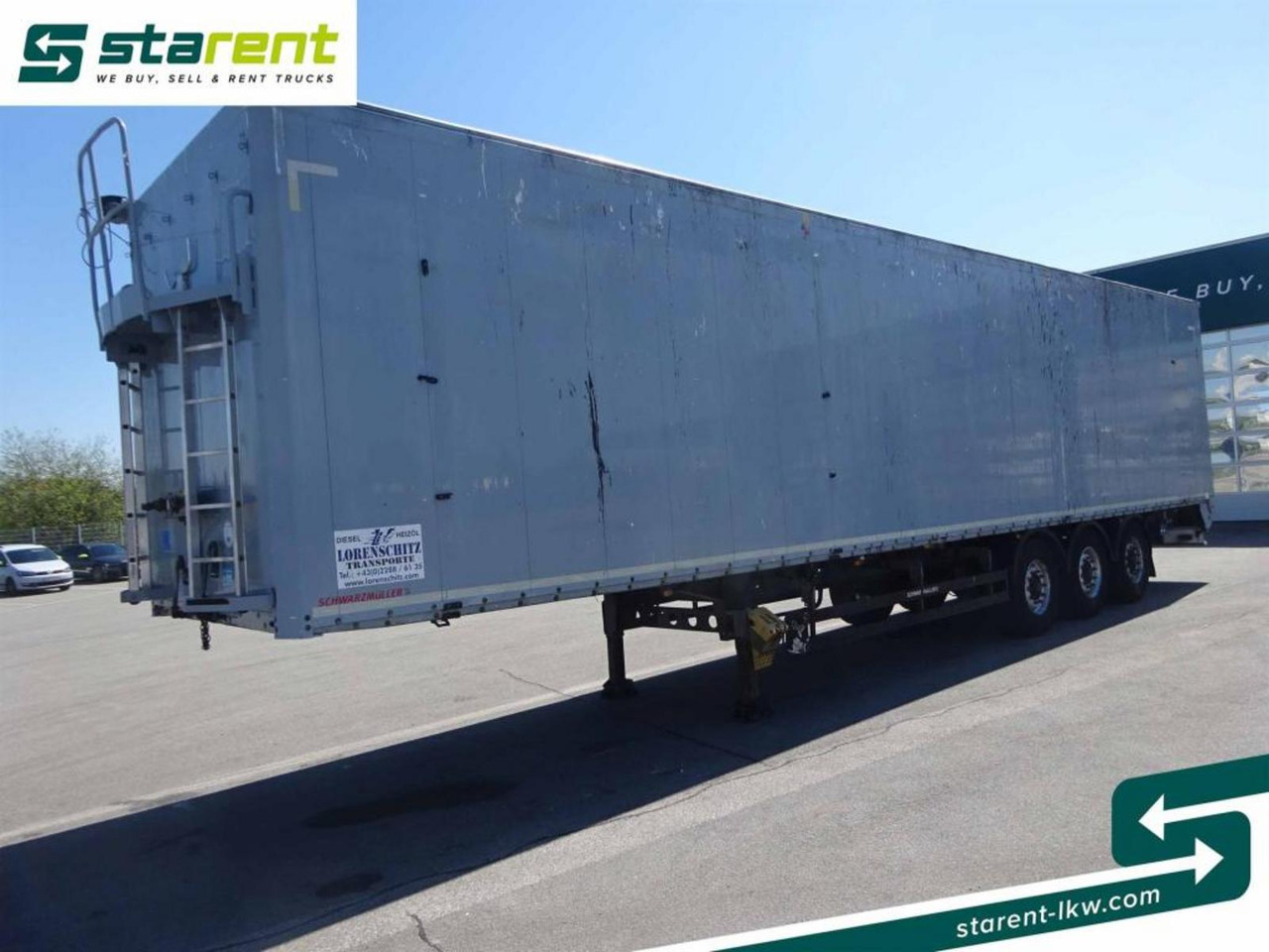 Schwarzmüller Schubbodenauflieger, 92 m³, Funkfernbedienung - نصف مقطورة مباشرة: صورة 1 Schwarzmüller Schubbodenauflieger, 92 m³, Funkfernbedienung - نصف مقطورة مباشرة: صورة 1