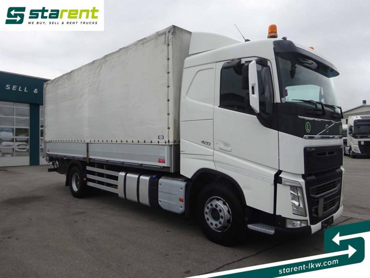 Volvo FH 420 Planenaufbau LBW 2000Kg Kamera Bett - شاحنة ستارة: صورة 3 Volvo FH 420 Planenaufbau LBW 2000Kg Kamera Bett - شاحنة ستارة: صورة 3
