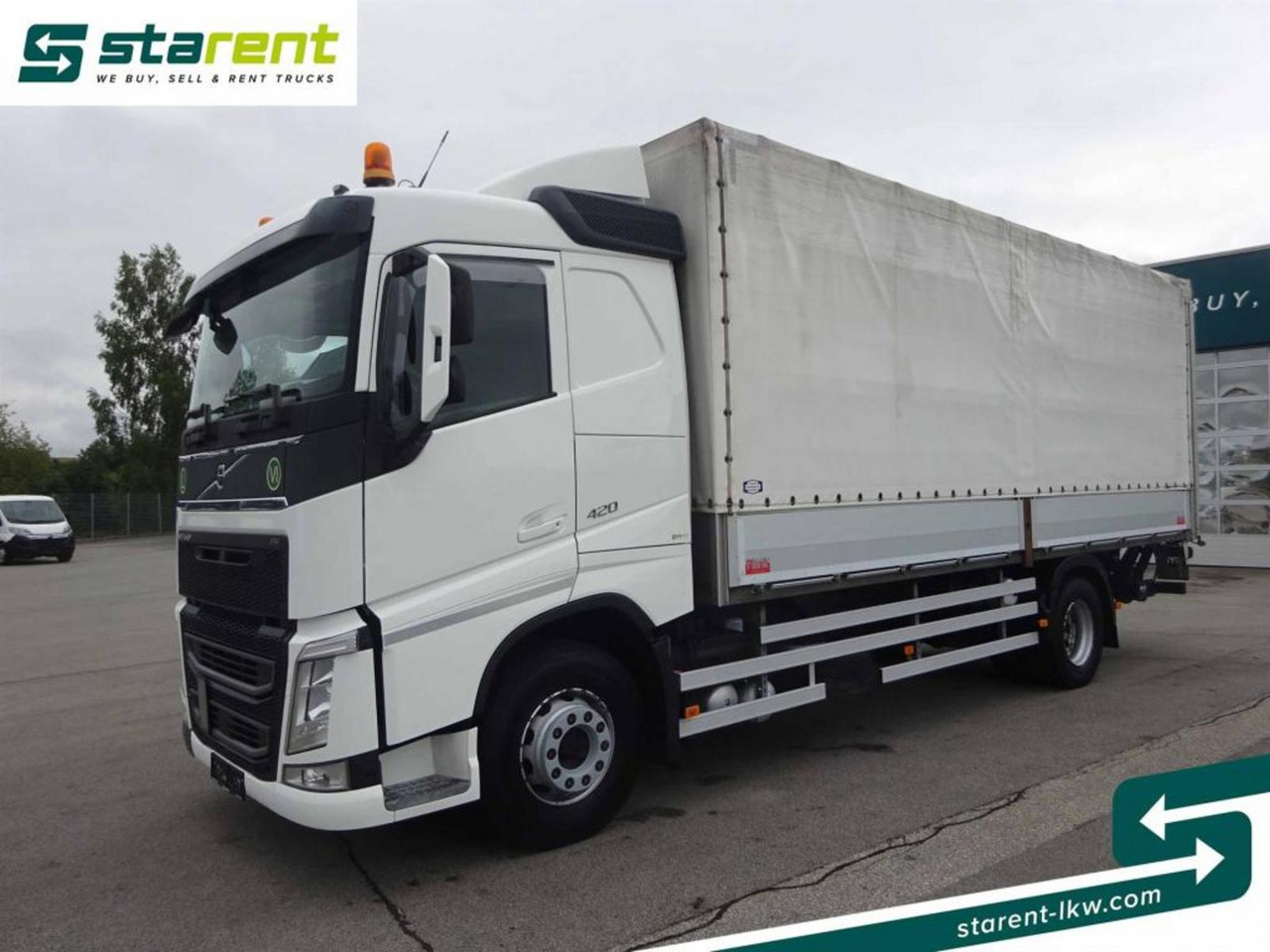 Volvo FH 420 Planenaufbau LBW 2000Kg Kamera Bett - شاحنة ستارة: صورة 1 Volvo FH 420 Planenaufbau LBW 2000Kg Kamera Bett - شاحنة ستارة: صورة 1