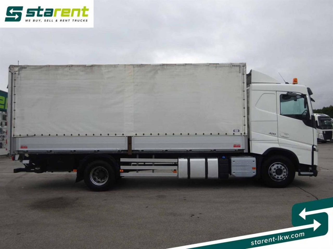 Volvo FH 420 Planenaufbau LBW 2000Kg Kamera Bett - شاحنة ستارة: صورة 4 Volvo FH 420 Planenaufbau LBW 2000Kg Kamera Bett - شاحنة ستارة: صورة 4
