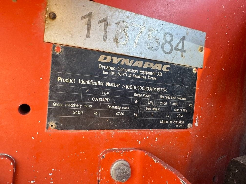 مدحلة المختلطة Dynapac CA 134 PD: صورة 11 مدحلة المختلطة Dynapac CA 134 PD: صورة 11