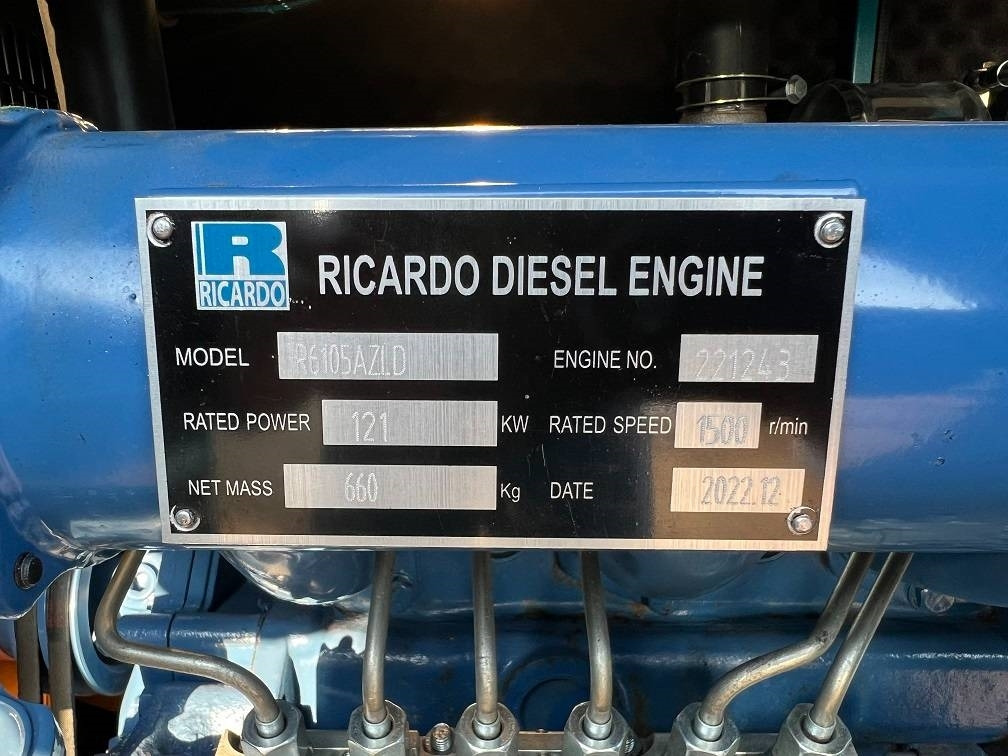 مجموعة المولدات Ricardo 150kva (120kw) silent generator 3 phase 50hz 400v: صورة 12 مجموعة المولدات Ricardo 150kva (120kw) silent generator 3 phase 50hz 400v: صورة 12