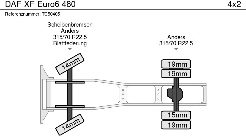 وحدة جر DAF XF Euro6 480: صورة 7