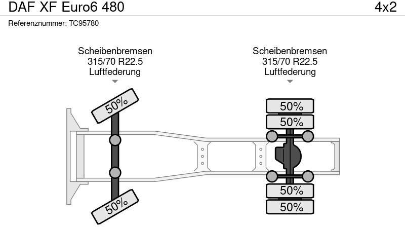 وحدة جر DAF XF Euro6 480: صورة 17