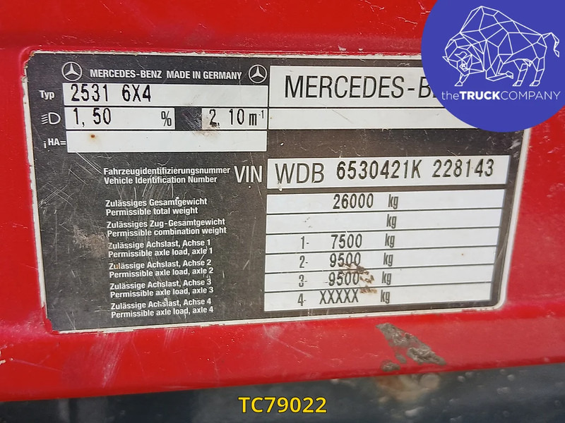 شاحنات الحاويات / جسم علوي قابل للتغيير شاحنة Mercedes-Benz SK 2531: صورة 19