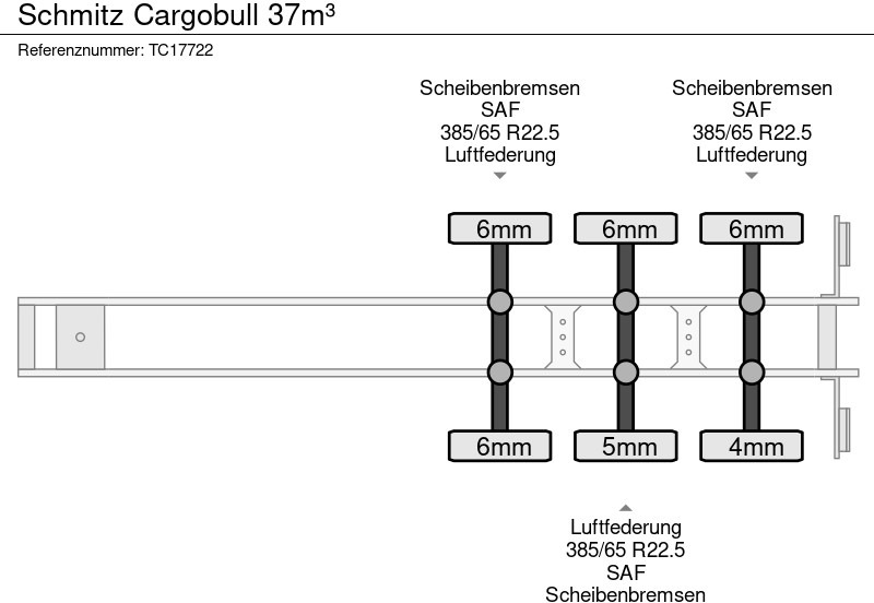 قلابة نصف مقطورة نصف مقطورة قلابة Schmitz Cargobull 37m³: صورة 19