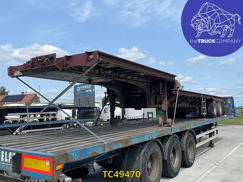 Van Hool - عربة منخفضة مسطحة نصف مقطورة: صورة 1 Van Hool - عربة منخفضة مسطحة نصف مقطورة: صورة 1