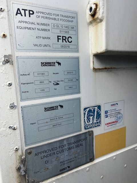 مُبرِّد صندوق مغلق Schmitz Cargobull Tiefkühlwechselkoffer BDF: صورة 9 مُبرِّد صندوق مغلق Schmitz Cargobull Tiefkühlwechselkoffer BDF: صورة 9