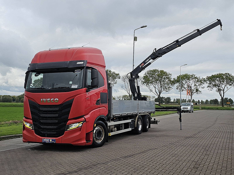 Iveco S-WAY AS260S46 6X2-4 HIAB 155-E2 - شاحنات مسطحة, شاحنة كرين: صورة 2 Iveco S-WAY AS260S46 6X2-4 HIAB 155-E2 - شاحنات مسطحة, شاحنة كرين: صورة 2