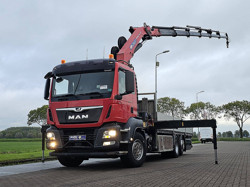 MAN 26.320 TGS 6X2-4 HMF 2820 K6 - شاحنات مسطحة, شاحنة كرين: صورة 1 MAN 26.320 TGS 6X2-4 HMF 2820 K6 - شاحنات مسطحة, شاحنة كرين: صورة 1