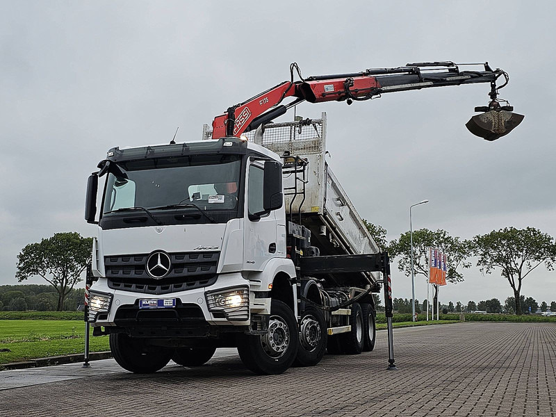 Mercedes-Benz AROCS 3243 FASSI F175A023 - شاحنة قلاب, شاحنة كرين: صورة 1 Mercedes-Benz AROCS 3243 FASSI F175A023 - شاحنة قلاب, شاحنة كرين: صورة 1