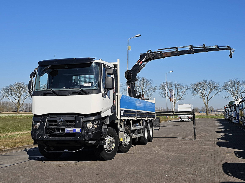 Renault C 430 8X4 HIAB 228ES-5 REM - شاحنات مسطحة, شاحنة كرين: صورة 2 Renault C 430 8X4 HIAB 228ES-5 REM - شاحنات مسطحة, شاحنة كرين: صورة 2