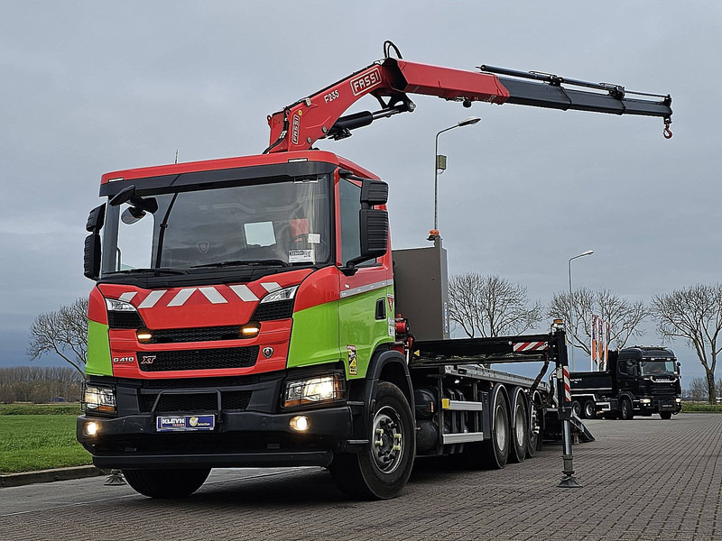 Scania P410 CNG,FASSI F235 - شاحنات مسطحة, شاحنة كرين: صورة 1 Scania P410 CNG,FASSI F235 - شاحنات مسطحة, شاحنة كرين: صورة 1