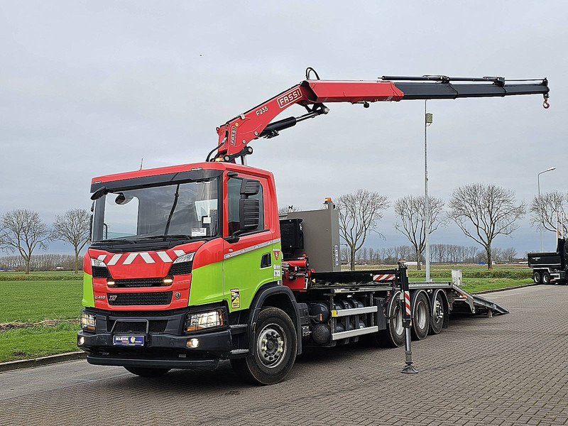 Scania P410 CNG GAS FASSI F235 - شاحنات مسطحة, شاحنة كرين: صورة 2 Scania P410 CNG GAS FASSI F235 - شاحنات مسطحة, شاحنة كرين: صورة 2