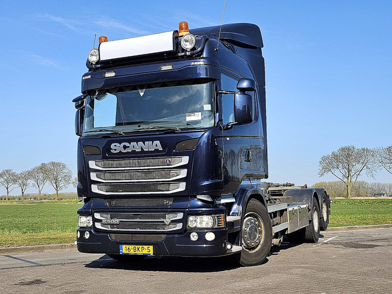Scania R500 V8 6X2 RETARDER - شاحنة ذات خطاف: صورة 1 Scania R500 V8 6X2 RETARDER - شاحنة ذات خطاف: صورة 1