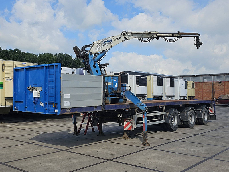 Vogelzang VO2-STG-15-30-STN Crane Kran Kraan - نصف مقطورة مسطحة: صورة 1 Vogelzang VO2-STG-15-30-STN Crane Kran Kraan - نصف مقطورة مسطحة: صورة 1