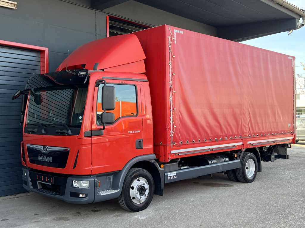 MAN TGL 8.250 Euro 6c Klimaaut. 5,7m +LBW Ori.146'km - شاحنة ستارة جانبية: صورة 1 MAN TGL 8.250 Euro 6c Klimaaut. 5,7m +LBW Ori.146'km - شاحنة ستارة جانبية: صورة 1