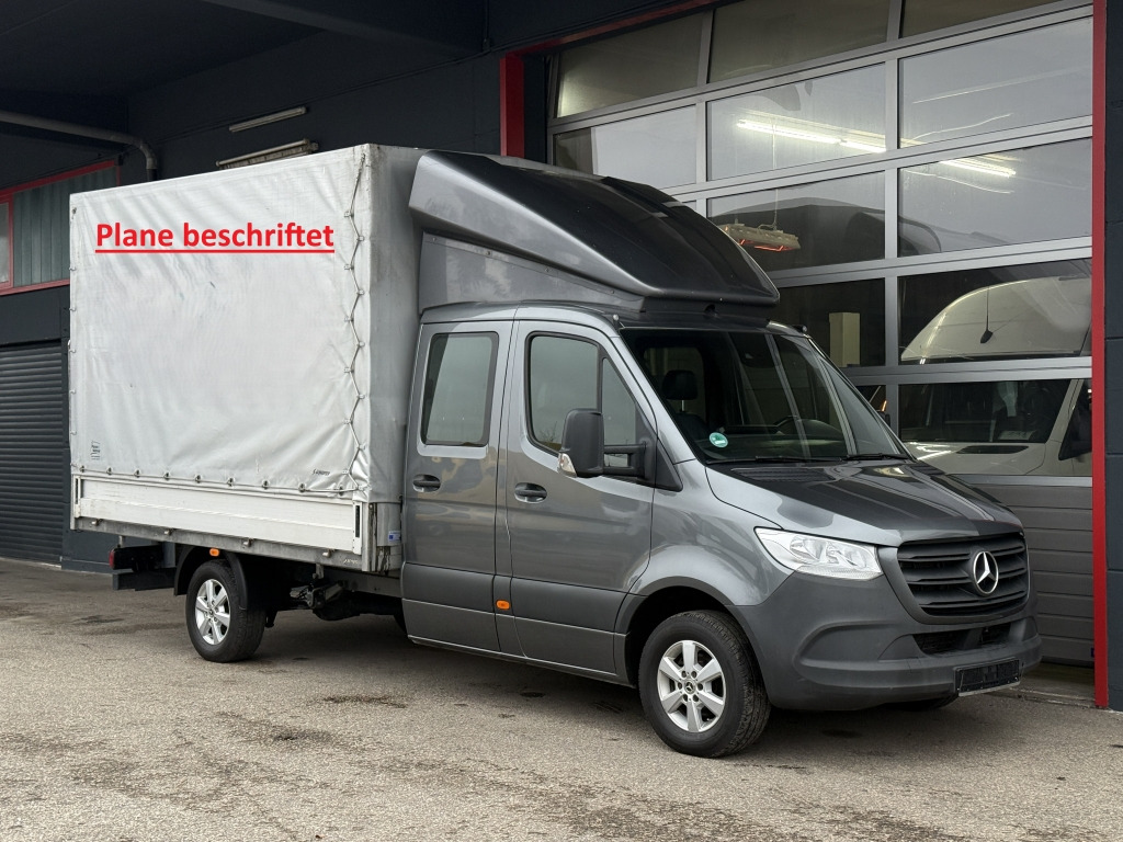 Mercedes-Benz Sprinter 319 CDI MAXII DOKA Klima LuftfederAHK - شاحنة ستارة جانبية, الشاحنات الصغيرة كابينة مزدوجة: صورة 1 Mercedes-Benz Sprinter 319 CDI MAXII DOKA Klima LuftfederAHK - شاحنة ستارة جانبية, الشاحنات الصغيرة كابينة مزدوجة: صورة 1