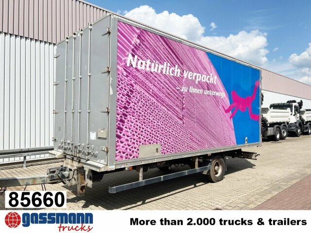 Ackermann Ackermann, Z-LA-F 6.5/5.2 E, durchladbar, 42 cbm - مقطورة صندوق مغلق: صورة 1 Ackermann Ackermann, Z-LA-F 6.5/5.2 E, durchladbar, 42 cbm - مقطورة صندوق مغلق: صورة 1