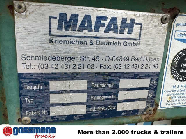 حاوية هوك لفت City-Abrollcontainer mit Flügeltüren ca.: صورة 7 حاوية هوك لفت City-Abrollcontainer mit Flügeltüren ca.: صورة 7