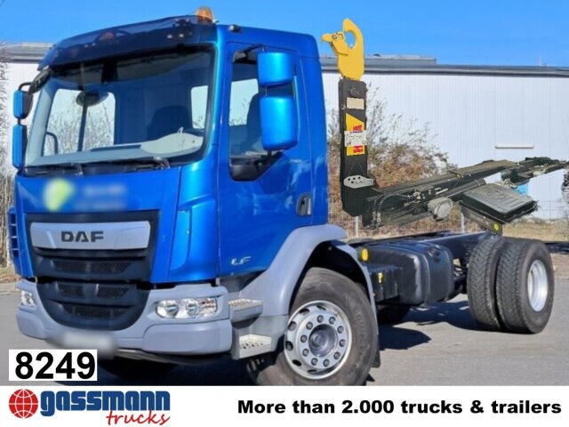 DAF LF 290 FA 4x2, Nebenantrieb, Navi, Abrollanlage - شاحنة ذات خطاف: صورة 1 DAF LF 290 FA 4x2, Nebenantrieb, Navi, Abrollanlage - شاحنة ذات خطاف: صورة 1