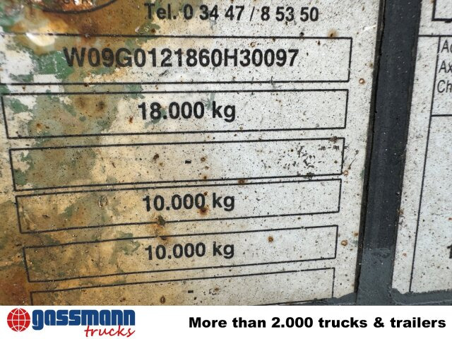 HKM A 18 ZB 3,4 Absetzanhänger - مقطورة هوك ليفت/ لود لوجر: صورة 2 HKM A 18 ZB 3,4 Absetzanhänger - مقطورة هوك ليفت/ لود لوجر: صورة 2