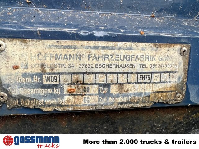 Hoffmann LTDK 11,0T - مقطورة قلاب: صورة 3 Hoffmann LTDK 11,0T - مقطورة قلاب: صورة 3