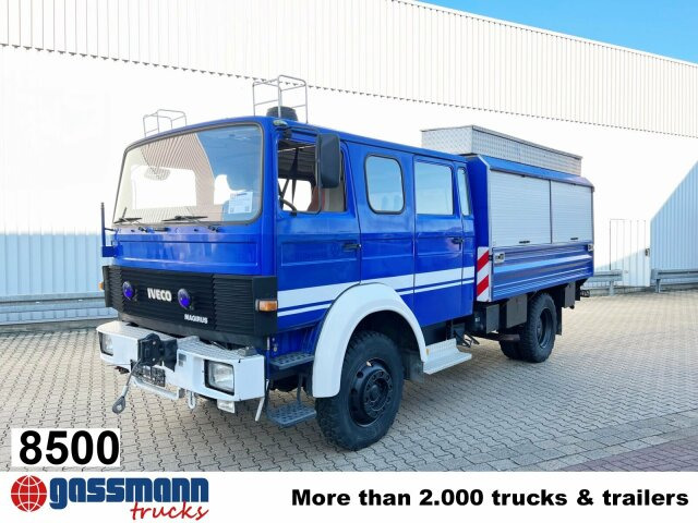 Iveco 120-23 AW 4x4 Doka, V8-Motor, Mannschaftswagen - شاحنة مقفلة: صورة 1 Iveco 120-23 AW 4x4 Doka, V8-Motor, Mannschaftswagen - شاحنة مقفلة: صورة 1