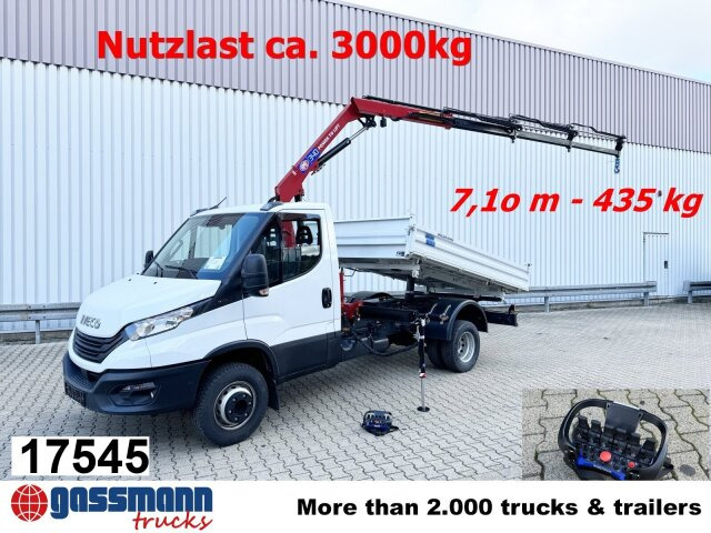 Iveco Daily 70C18H 4x2 mit Kran HMF 340-K3, Funk - شاحنة قلاب, شاحنة كرين: صورة 1 Iveco Daily 70C18H 4x2 mit Kran HMF 340-K3, Funk - شاحنة قلاب, شاحنة كرين: صورة 1