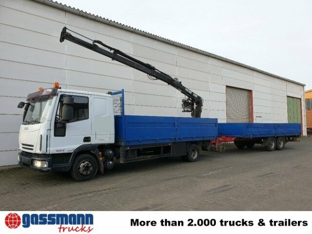 شاحنات مسطحة, شاحنة كرين Iveco Euro Cargo ML 80 E 18, Hiab Kran 060-2: صورة 7