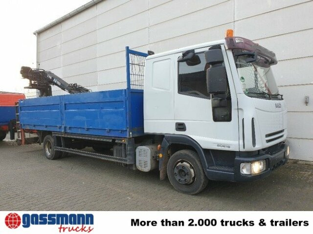 شاحنات مسطحة, شاحنة كرين Iveco Euro Cargo ML 80 E 18, Hiab Kran 060-2: صورة 9