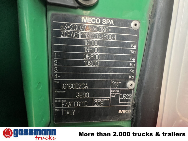 Iveco EuroCargo ML160E28 4x2 mit Kran Hiab XS 088 ES-2 - شاحنة قلاب, شاحنة كرين: صورة 5 Iveco EuroCargo ML160E28 4x2 mit Kran Hiab XS 088 ES-2 - شاحنة قلاب, شاحنة كرين: صورة 5