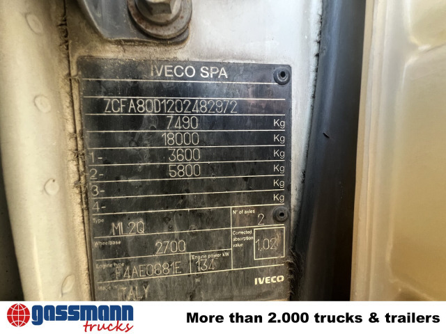 Iveco EuroCargo ML80E18K 4x2 - شاحنة قلاب: صورة 3 Iveco EuroCargo ML80E18K 4x2 - شاحنة قلاب: صورة 3