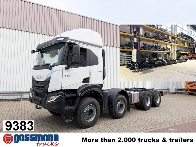 Iveco T-Way AT410T51/58 8x4, Retarder, 4x VORHANDEN! - شاحنة ذات خطاف: صورة 1 Iveco T-Way AT410T51/58 8x4, Retarder, 4x VORHANDEN! - شاحنة ذات خطاف: صورة 1