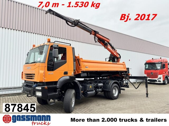 Iveco Trakker AD190T31W 4x4, absattelbarer Heckkran - شاحنة قلاب, شاحنة كرين: صورة 1 Iveco Trakker AD190T31W 4x4, absattelbarer Heckkran - شاحنة قلاب, شاحنة كرين: صورة 1