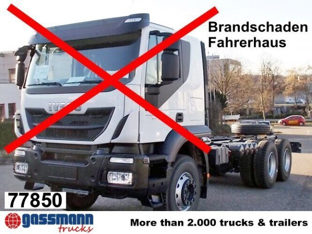 Iveco Trakker AD260T45 6x4, BRANDSCHADEN FAHRERHAUS! - شاحنة هيكل كابينة: صورة 1 Iveco Trakker AD260T45 6x4, BRANDSCHADEN FAHRERHAUS! - شاحنة هيكل كابينة: صورة 1