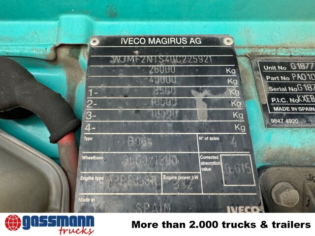 Iveco Trakker AD260T45W 6x6 - شاحنة هيكل كابينة: صورة 5 Iveco Trakker AD260T45W 6x6 - شاحنة هيكل كابينة: صورة 5