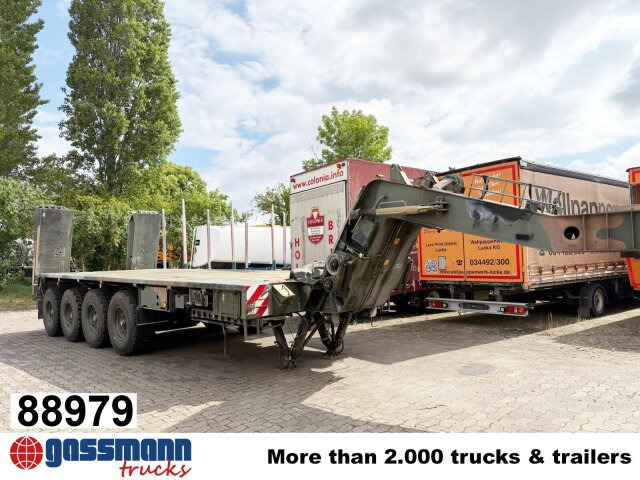 Kässbohrer SLT 50-3, Elefant, EX BW - عربة منخفضة مسطحة نصف مقطورة: صورة 1 Kässbohrer SLT 50-3, Elefant, EX BW - عربة منخفضة مسطحة نصف مقطورة: صورة 1