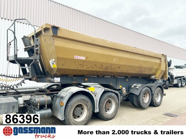 Kempf SKM 32/2 Stahlmulde ca. 23m³, Liftachse, - قلابة نصف مقطورة نصف مقطورة قلابة: صورة 1 Kempf SKM 32/2 Stahlmulde ca. 23m³, Liftachse, - قلابة نصف مقطورة نصف مقطورة قلابة: صورة 1